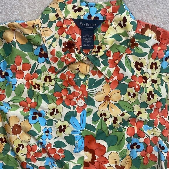 Van Heusen 🌼 Floral Top! - Picture 5 of 10